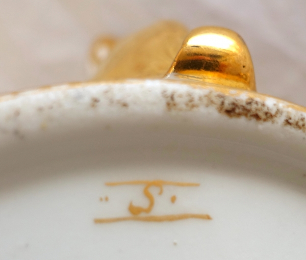 Schoelcher Manufacture : Directoire / Empire porcelain teapot