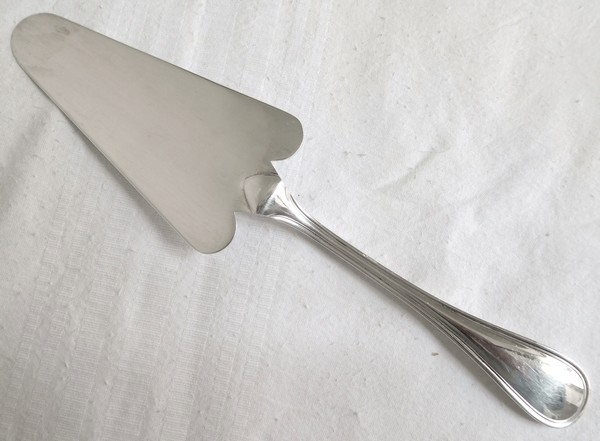Christofle silver-plated pie server, Albi pattern