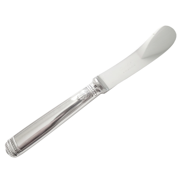 Christofle : silver plated butter knife, Malmaison pattern