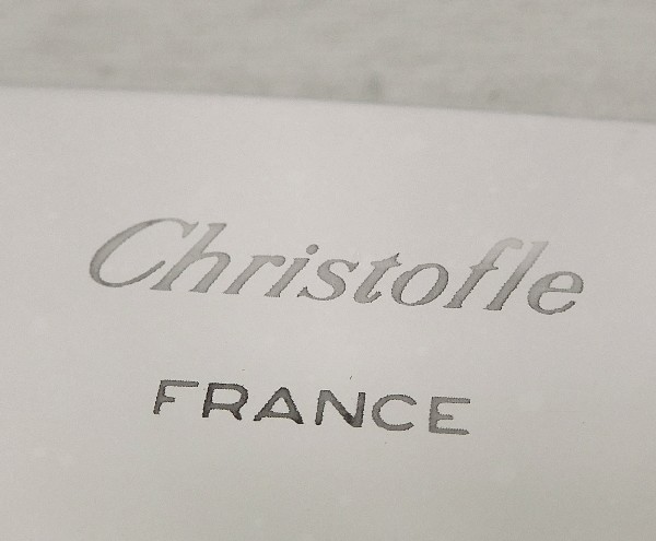 Christofle : silver plated table knife, Malmaison pattern