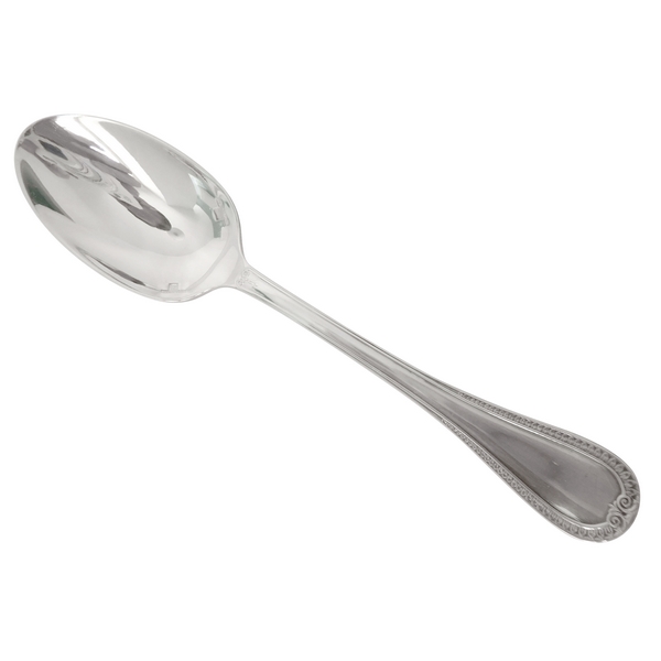 Christofle : silver plated coffee spoon, Malmaison pattern