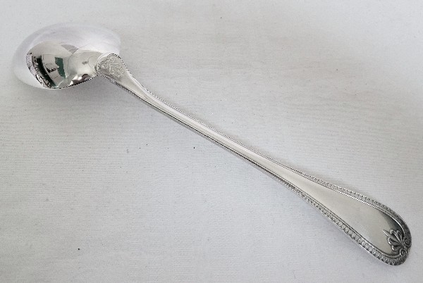 Christofle : silver plated table spoon, Malmaison pattern