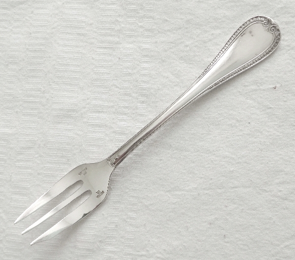 Christofle : silver plated cake / dessert fork, Malmaison pattern