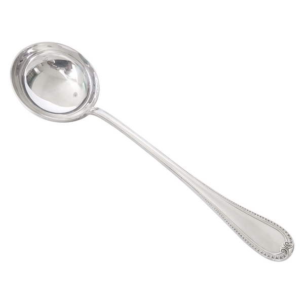 Christofle : silver plated ladle, Malmaison pattern