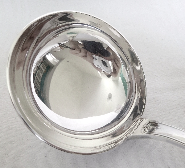 Christofle : silver plated ladle, Malmaison pattern