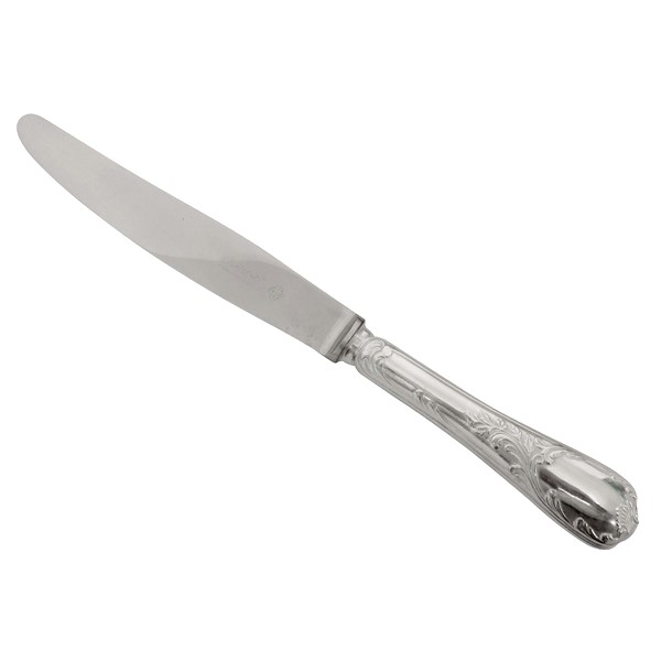 Christofle : silver plated cheese knife, Marly pattern