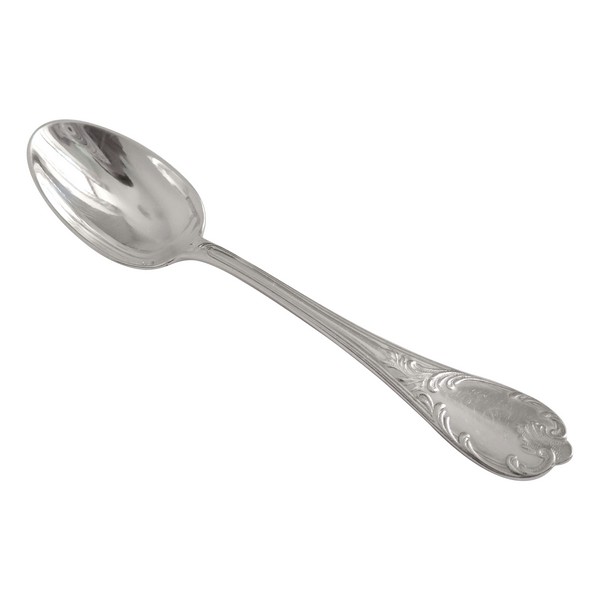 Christofle : silver plated coffee or tea spoon, Marly pattern