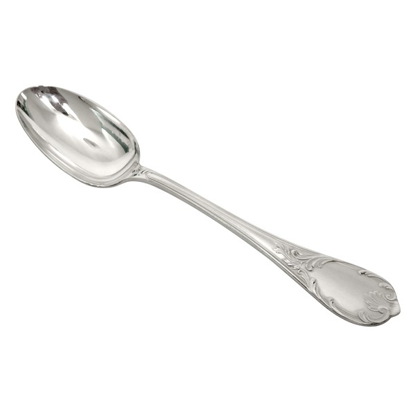 Christofle : silver plated table spoon, Marly pattern