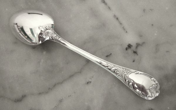 Christofle : silver plated table spoon, Marly pattern