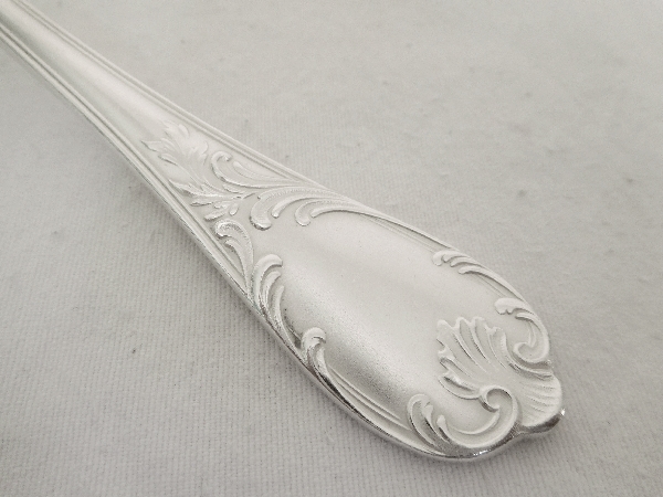 Christofle : silver plated sauce ladle, Marly pattern