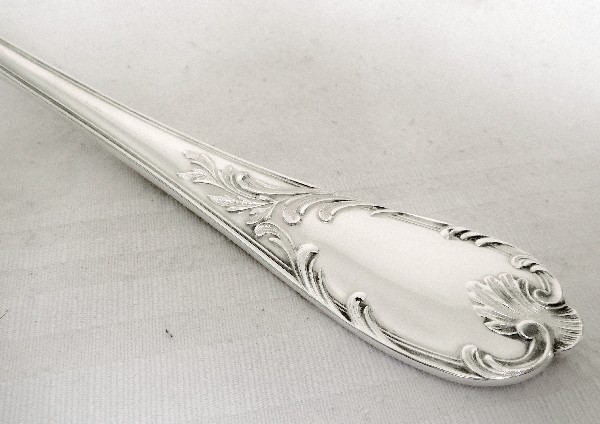 Christofle : silver plated ladle, Marly pattern