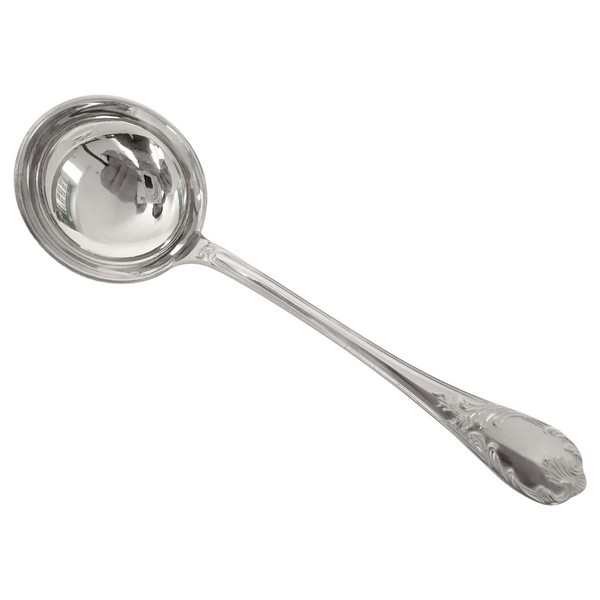 Christofle : silver plated sugar or jam spoon, Marly pattern