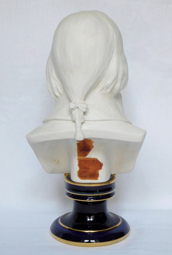 Sèvres porcelain biscuit bust of General Bonaparte - signed