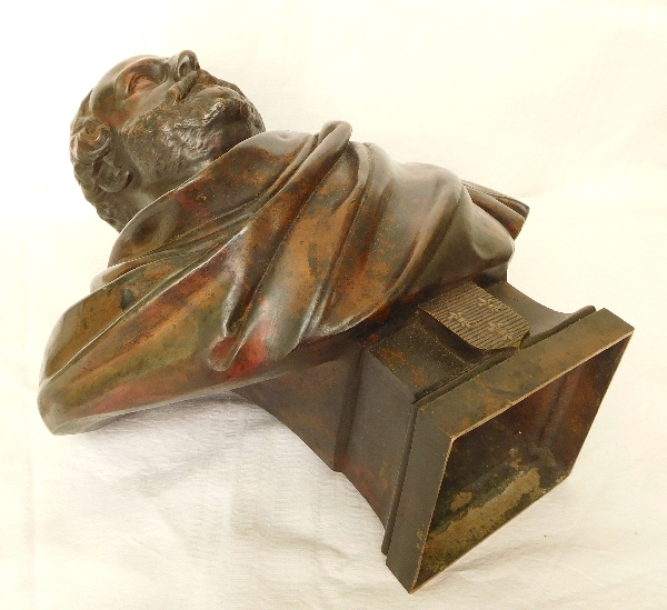 Royalist bronze bust : Henry V Comte De Chambord 1872