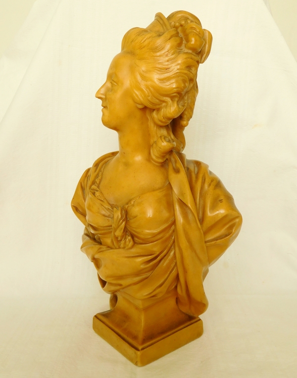 Bust of Marie Antoinette Queen of France, wax, 19th century