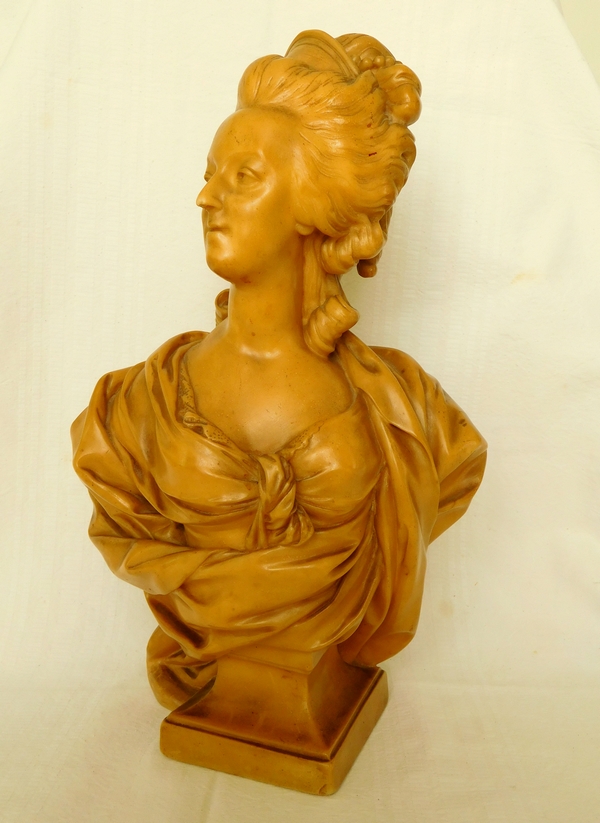 Bust of Marie Antoinette Queen of France, wax, 19th century