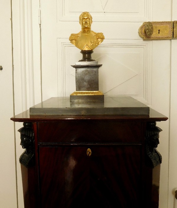 Bust of Napoleon French Emperor - patinated bronze and ormolu