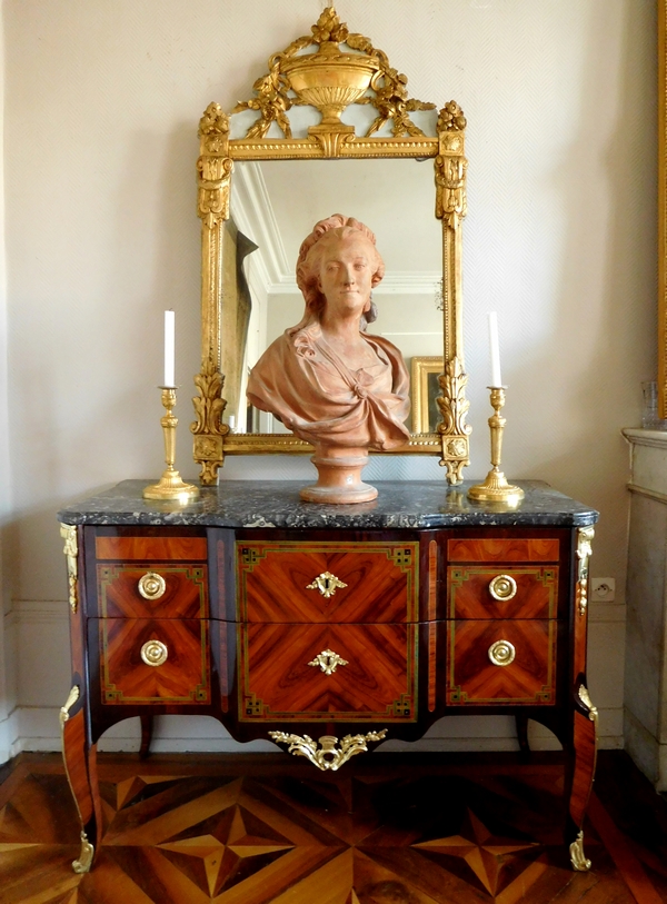 18th century terracotta aristocrat bust