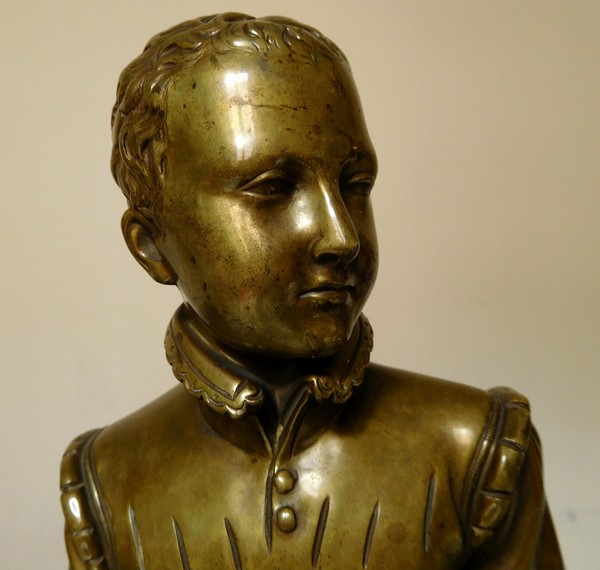 Statue en bronze d'après Bosio : Henri IV enfant