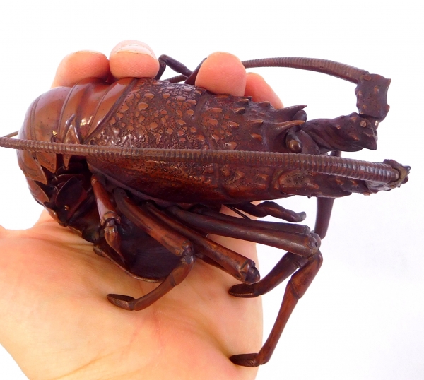 Jizai : bronze articulated lobster, Japan, Meiji production, late 19th century