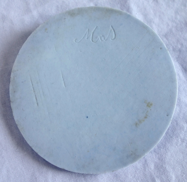 Sevres : miniature portrait of Duc de Bordeaux, biscuit in the manner of Wedgwood