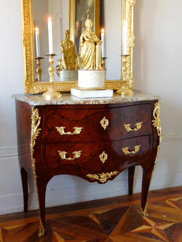 Marie-Antoinette wearing her coronation clothes, ormolu and white marble