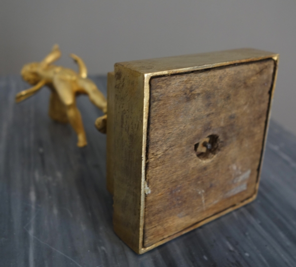 Statue de Zéphir en bronze doré au mercure - époque Empire, début XIXe siècle