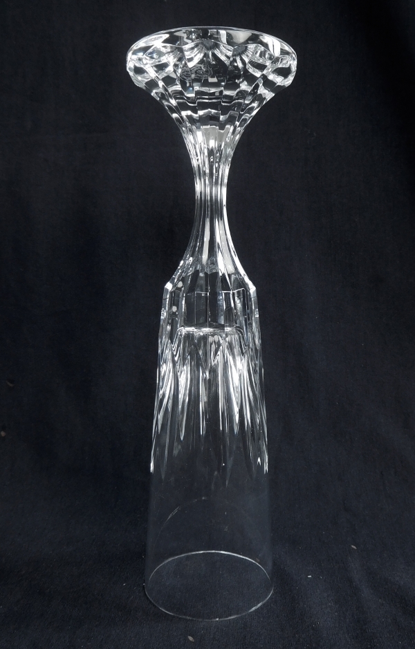 Baccarat crystal champagne flute, d'Assas pattern - signed