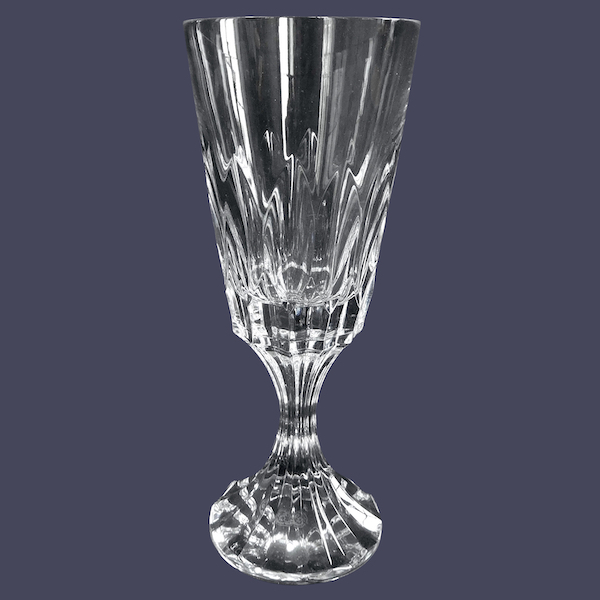 Baccarat crystal wine glass, d'Assas pattern - 16.2cm - signed