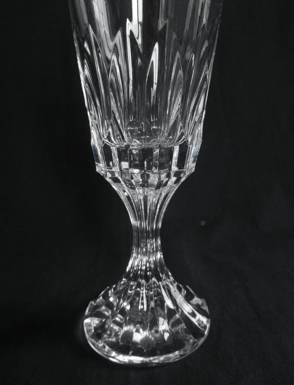 Baccarat crystal water glass, d'Assas pattern - 18cm - signed