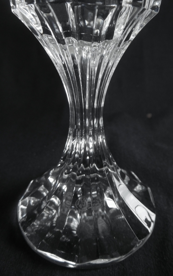 Baccarat crystal water glass, d'Assas pattern - 18cm - signed