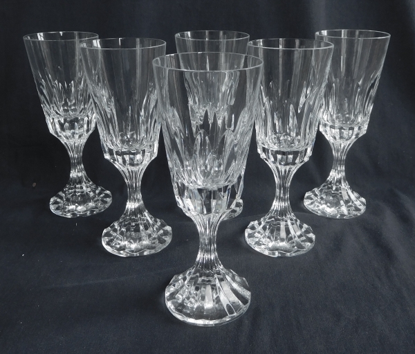 Baccarat crystal wine glass, d'Assas pattern - 16.2cm - signed