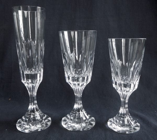 Grand verre à eau en cristal de Baccarat, modèle d'Assas - 19,5cm - signé