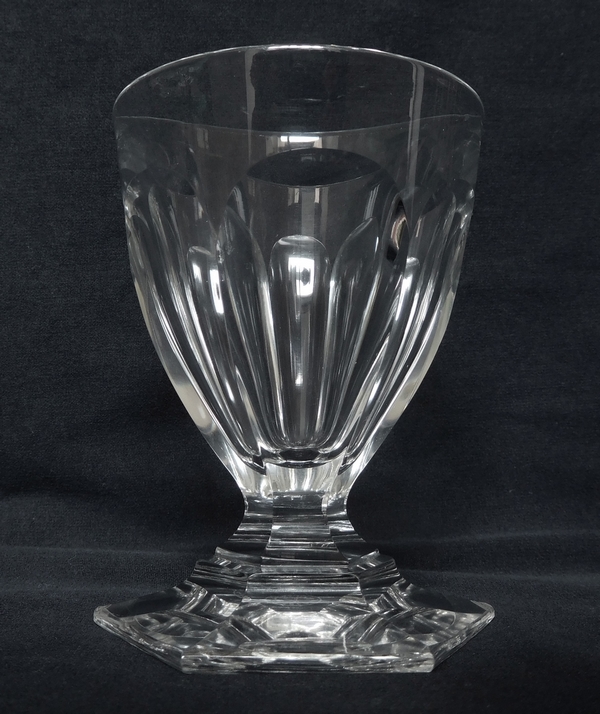 Verre à vin en cristal de Baccarat, modèle Bourbon - 9cm - signé