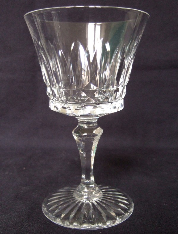 Verre à vin en cristal de Baccarat, modèle Buckingham, 12,8cm, signé