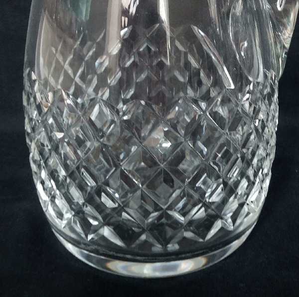 Baccarat water pitcher or sherbet, Burgos pattern - signed