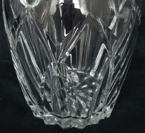 St Louis crystal water pitcher, Camargue pattern - signed