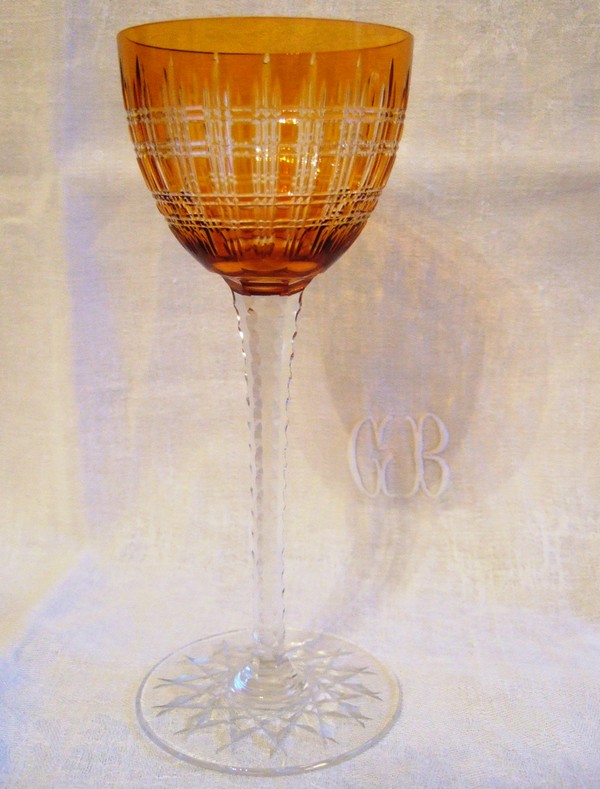 Baccarat crystal champagne glass, Cavour pattern