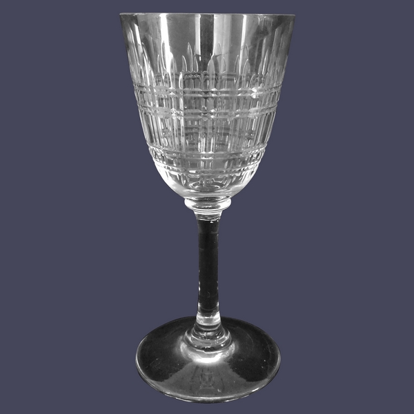Baccarat crystal water glass, Cavour pattern - 16,8cm