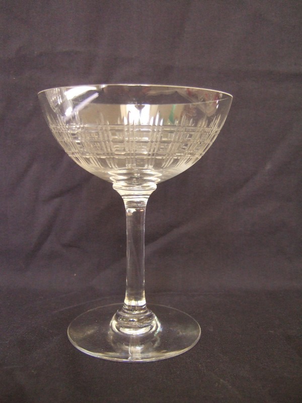 Baccarat crystal wine or port glass, Cavour pattern - 11,5cm