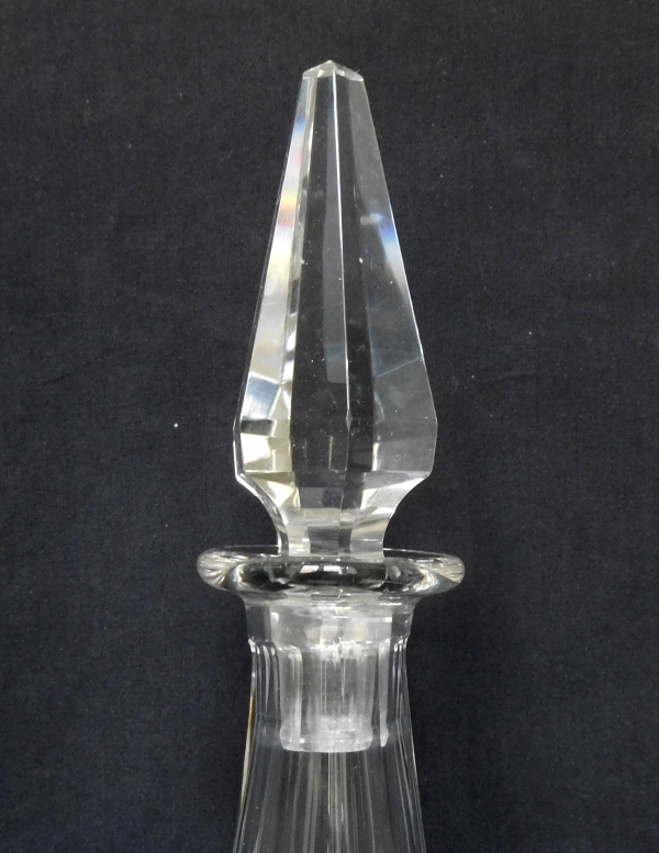 Baccarat crystal wine bottle, Chicago pattern