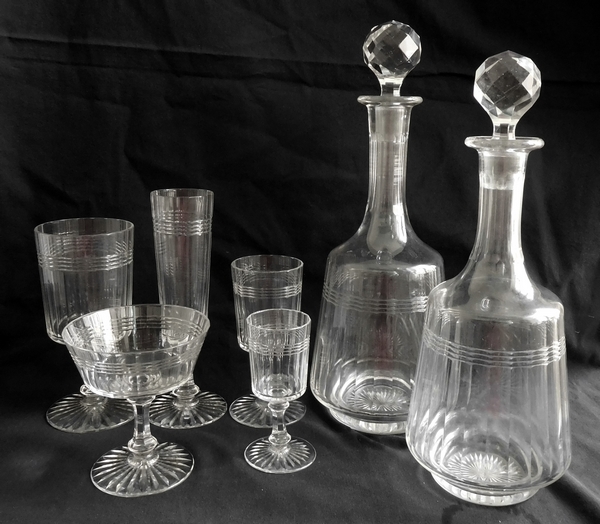 Carafe en cristal de Baccarat, modèle Chicago version luxe - 24,5cm