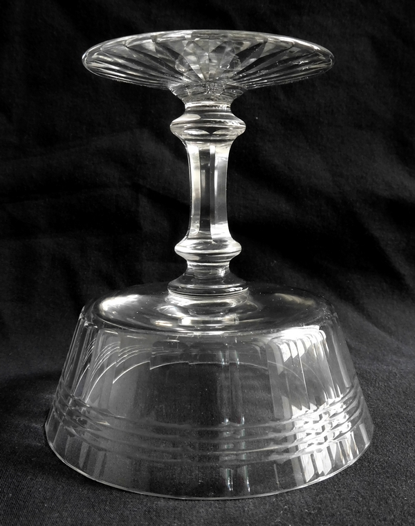 Coupe à champagne en cristal de Baccarat, modèle Chicago version luxe