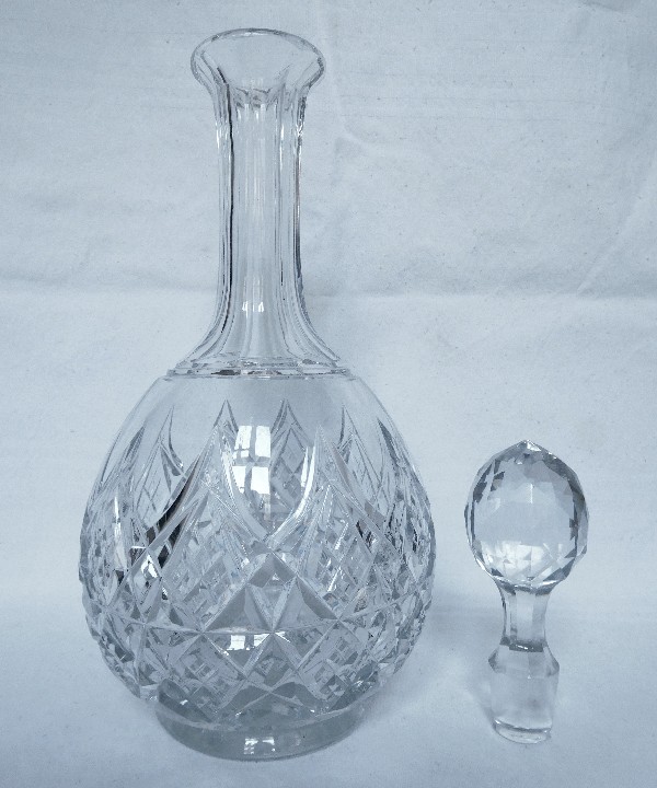 Baccarat crystal wine decanter, Colbert pattern