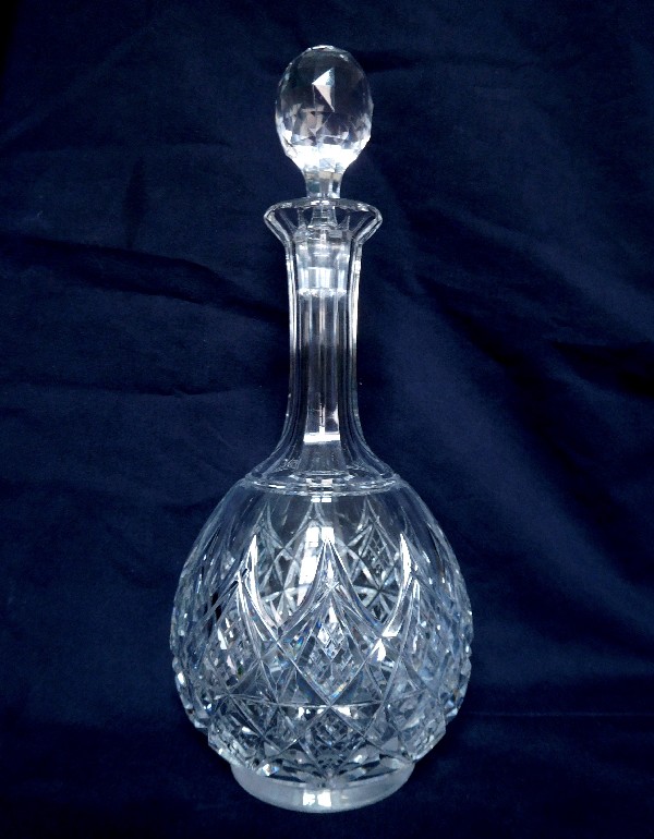 Carafe à vin en cristal de Baccarat, modèle Colbert