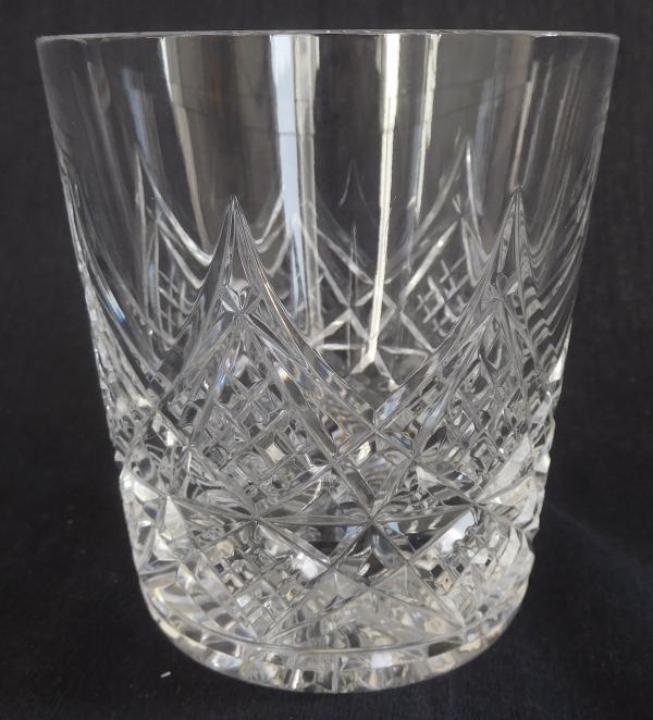 Verre à whisky en cristal de Baccarat, modèle Colbert - signé - 9,4cm