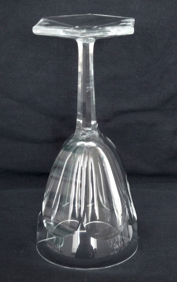 Verre à eau en cristal de Baccarat, modèle Compiègne - 18cm