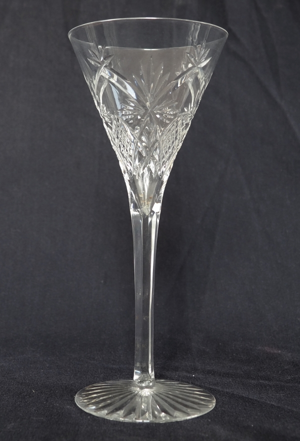 Baccarat crystal white wine or port glass, cut pattern 10834 - 17.1cm