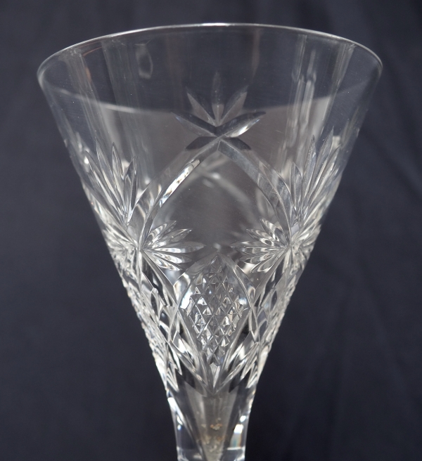 Baccarat crystal water glass, cut pattern 10834 - 20.7cm