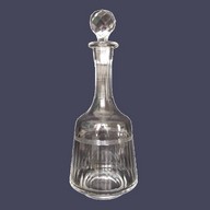 Carafe à vin en cristal taillé de Baccarat, modèle proche de Chicago